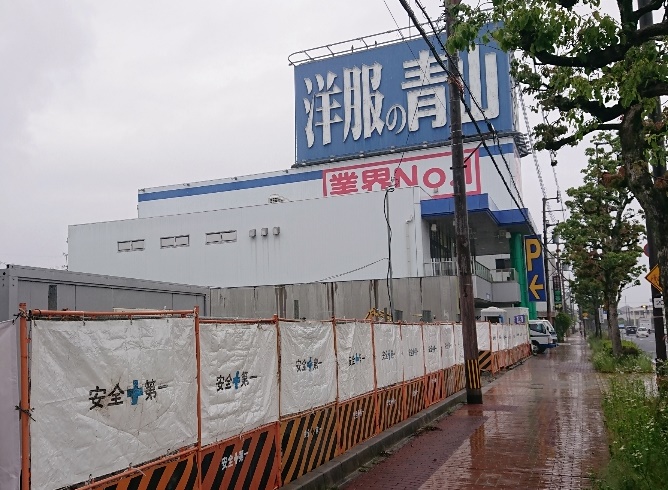 丸源ラーメン大津店2021年5月末現在建設中