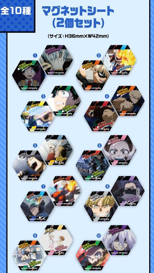 くら寿司、僕のヒーローアカデミアのびっくらぽん「マグネットシート」2025年11月